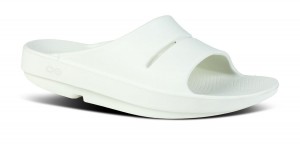 Oofos OOahh Slide Sandal Grey | IDHA25793