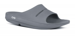 Oofos OOahh Slide Sandal Slate | QWLX52164