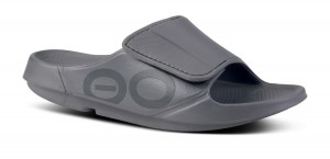 Oofos OOahh Sport Flex Sandal Slate | KQND62378