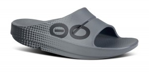 Oofos OOahh Sport Slide Sandal Slate | WJDI54986