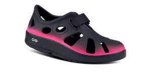 Oofos OOcandoo Sandal Black Pink | PNBS32980