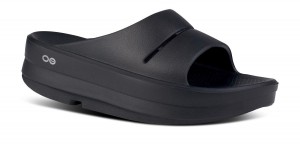 Oofos OOmega OOahh Sandal Black | UTPK32064