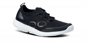 Oofos OOmg Sport LS Low Shoe White / Black | NBUS23568