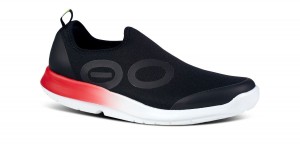 Oofos OOmg Sport Low Shoe Black | QYIN25964