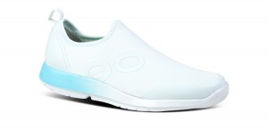 Oofos OOmg Sport Low Shoe Light Turquoise | KJEL05213