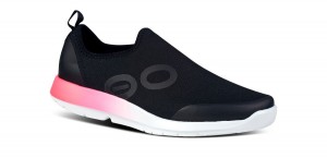 Oofos OOmg Sport Low Shoe Pink / Black | BREY56734
