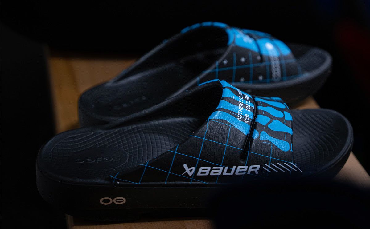 Oofos OOahh Limited Slide Sandal Bauer Skeleton | ZIUS54320