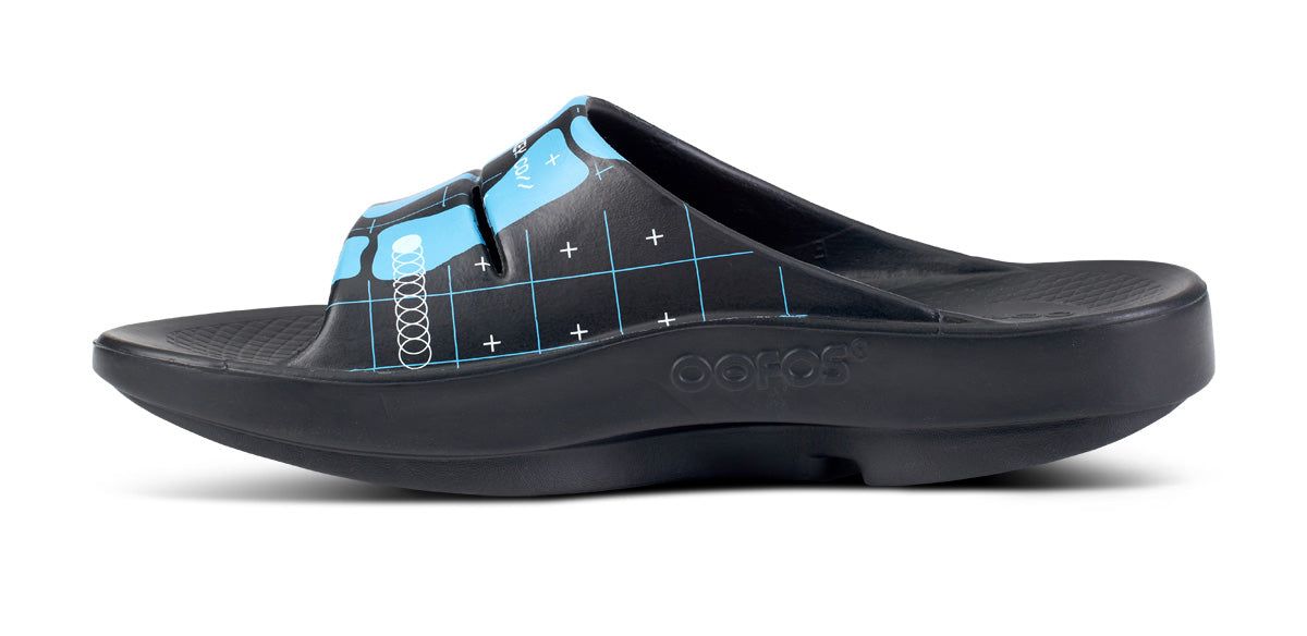 Oofos OOahh Limited Slide Sandal Bauer Skeleton | ZIUS54320