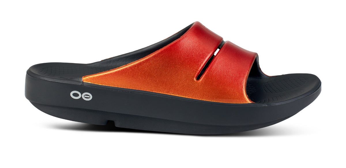 Oofos OOahh Luxe Slide Sandal Solstice | HXCE10374