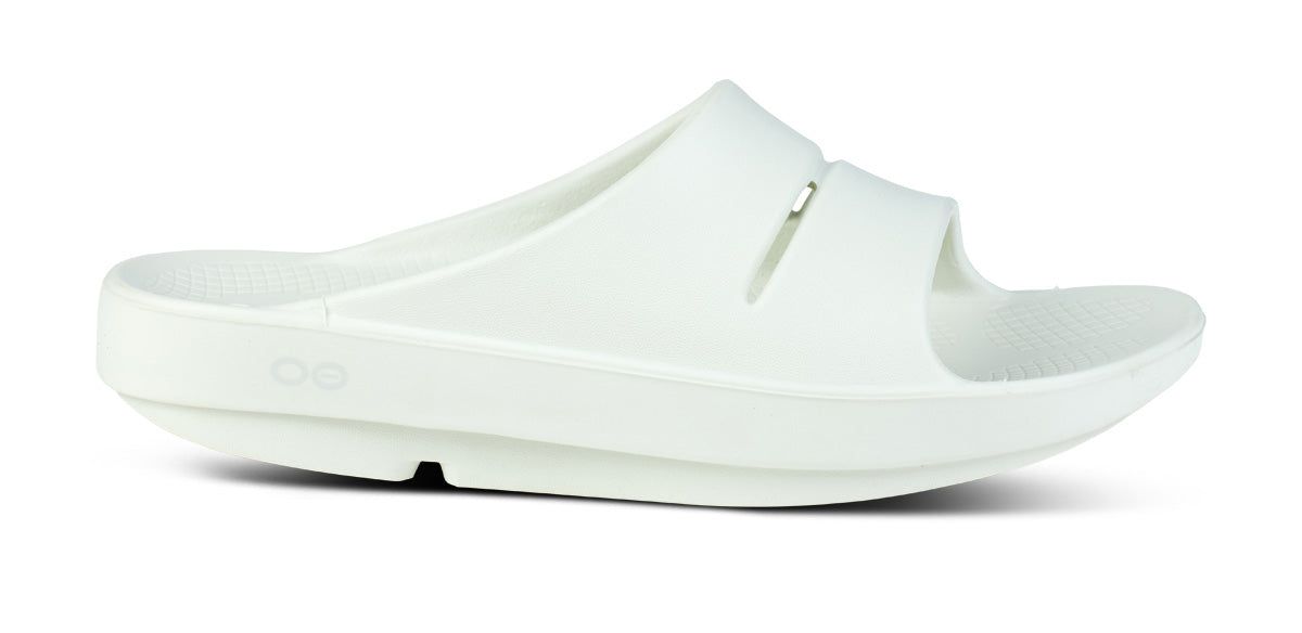 Oofos OOahh Slide Sandal Grey | IDHA25793