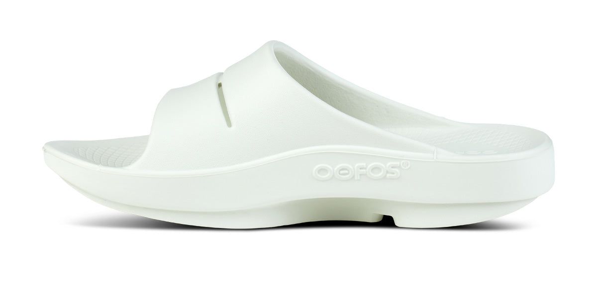 Oofos OOahh Slide Sandal Grey | IDHA25793
