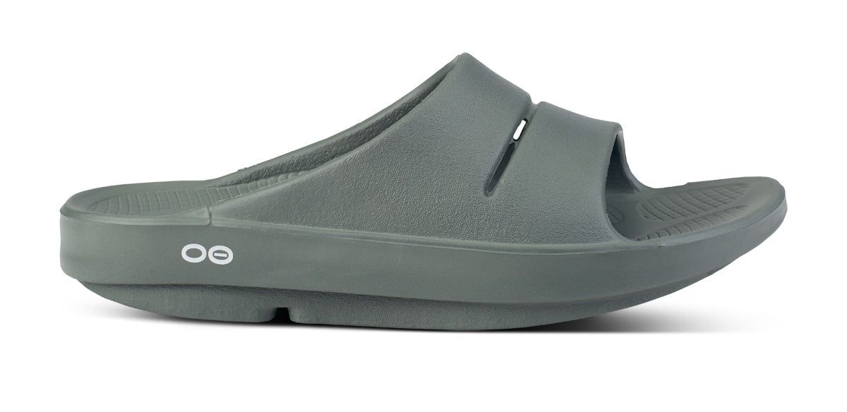 Oofos OOahh Slide Sandal Olive | FLGZ30412