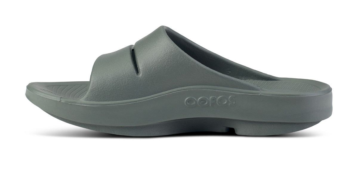 Oofos OOahh Slide Sandal Olive | FLGZ30412
