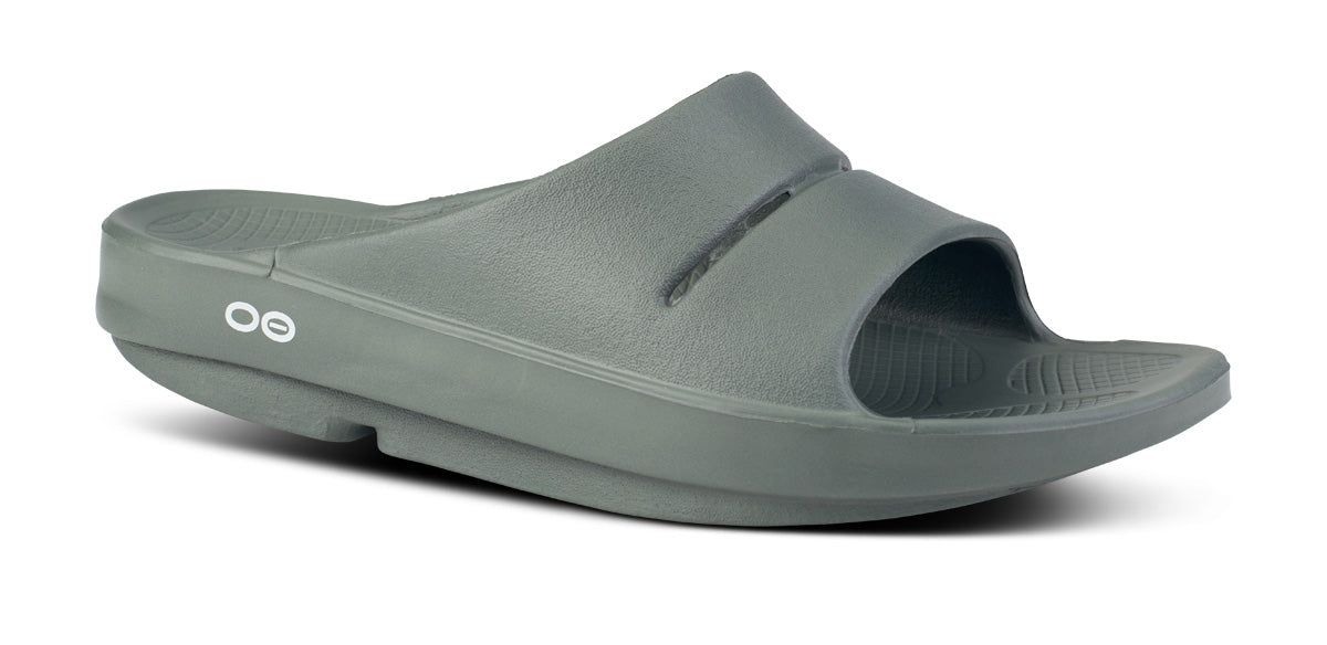 Oofos OOahh Slide Sandal Olive | FLGZ30412