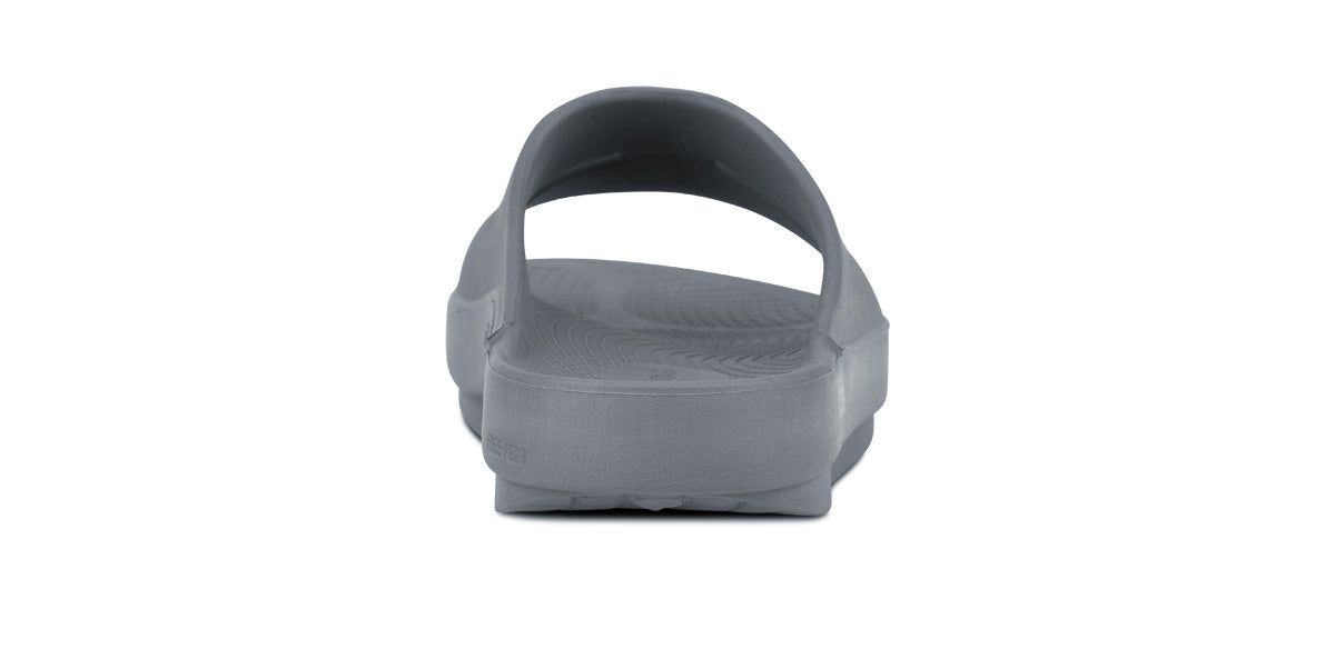 Oofos OOahh Slide Sandal Slate | QWLX52164