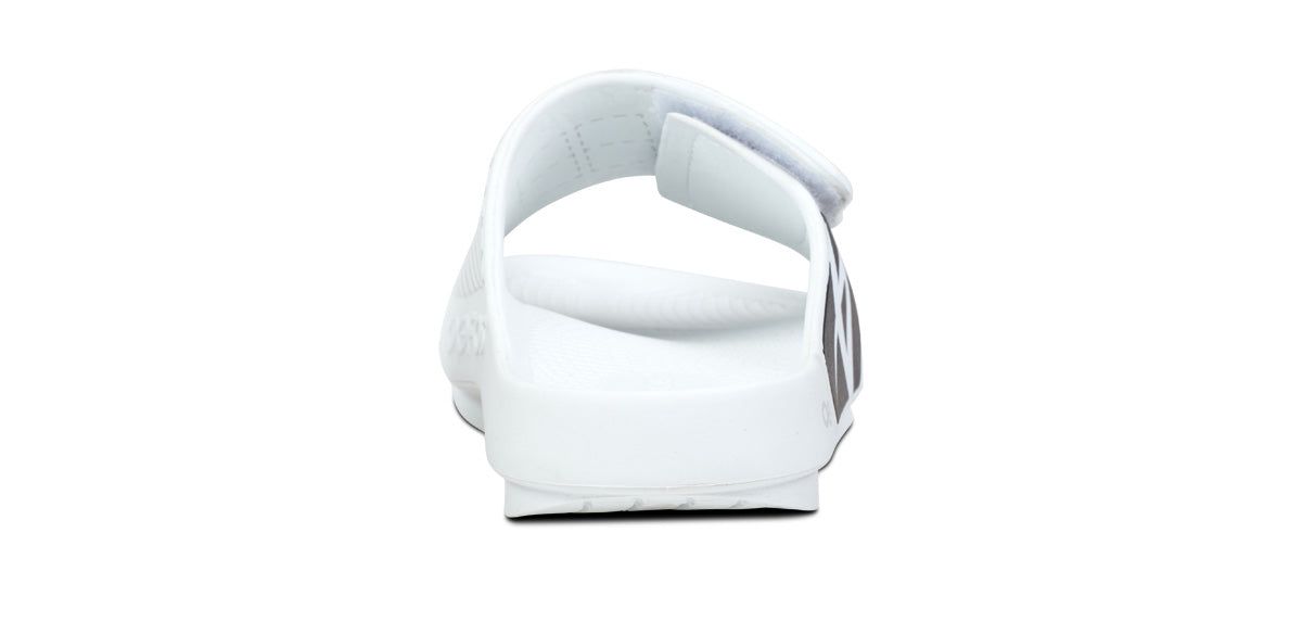 Oofos OOahh Sport Flex Sandal White | KXCB29364