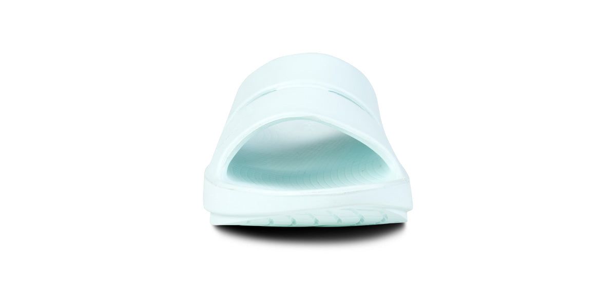 Oofos OOahh Sport Slide Sandal Light Turquoise | LMBQ80964