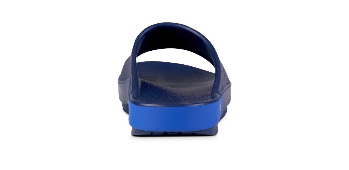 Oofos OOahh Sport Slide Sandal Royal / Navy | EDAQ16502