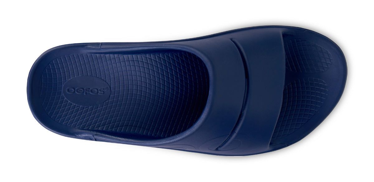Oofos OOahh Sport Slide Sandal Royal / Navy | BZAR09452