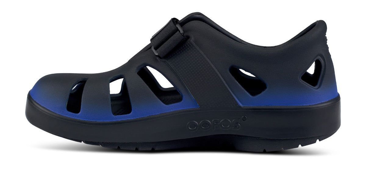 Oofos OOcandoo Sandal Black Royal | BKXW10378