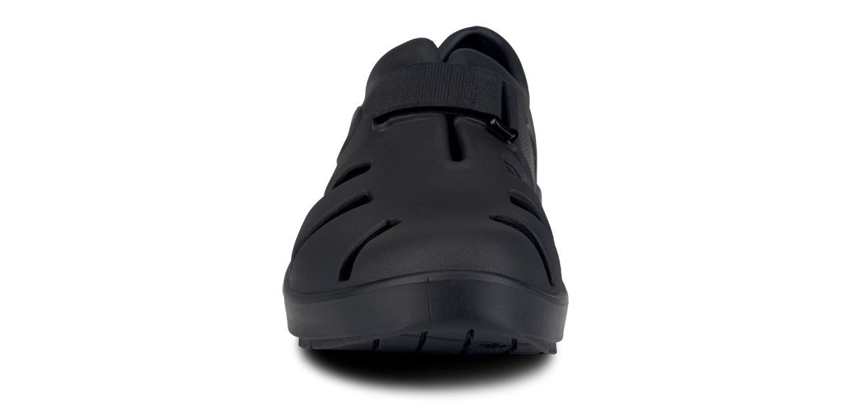 Oofos OOcandoo Sandal Black | YCSU61923