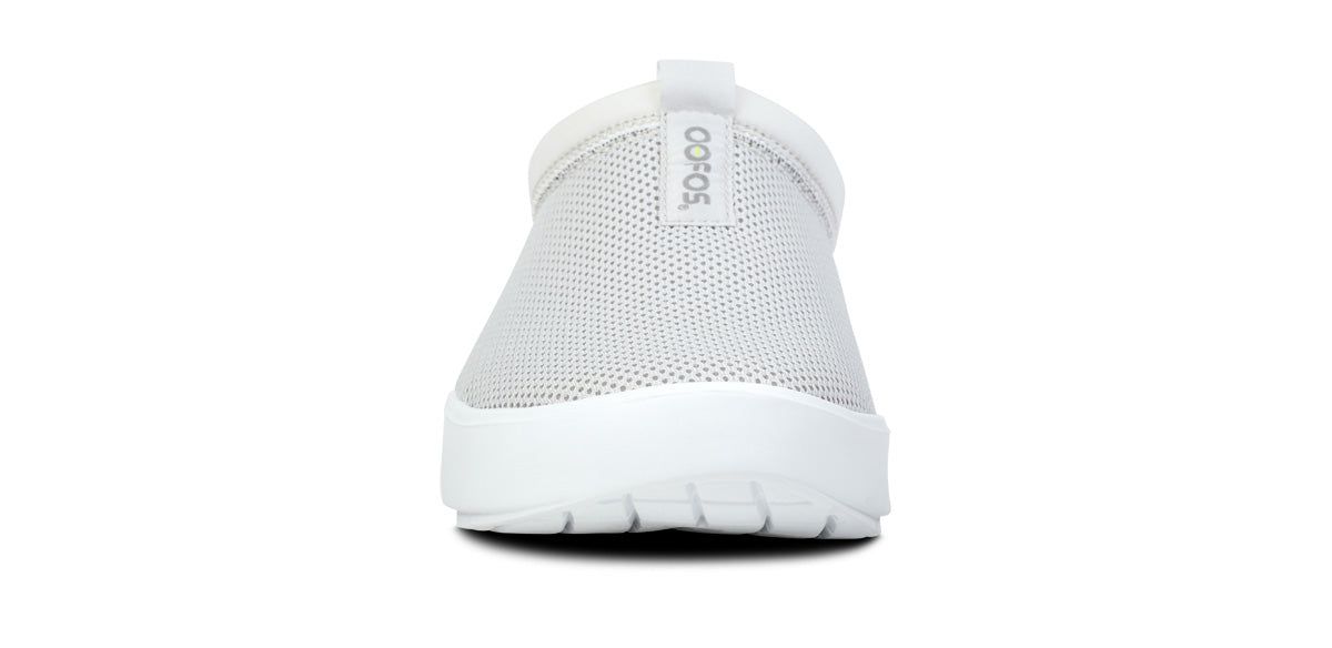 Oofos OOcoozie Sport Mule White / Grey | HBVF93421