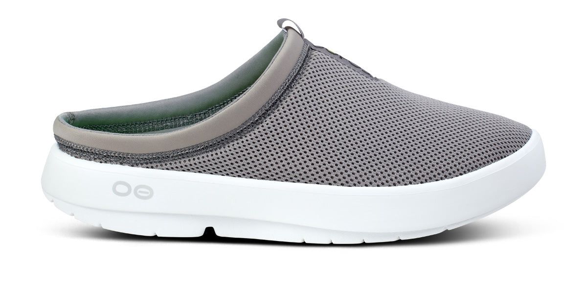 Oofos OOcoozie Sport Mule White | UCXF78034