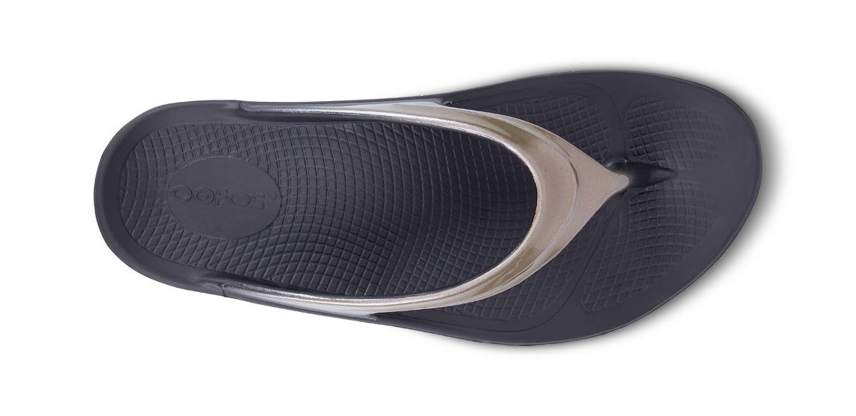 Oofos OOlala Luxe Sandal Latte | YVNX38406