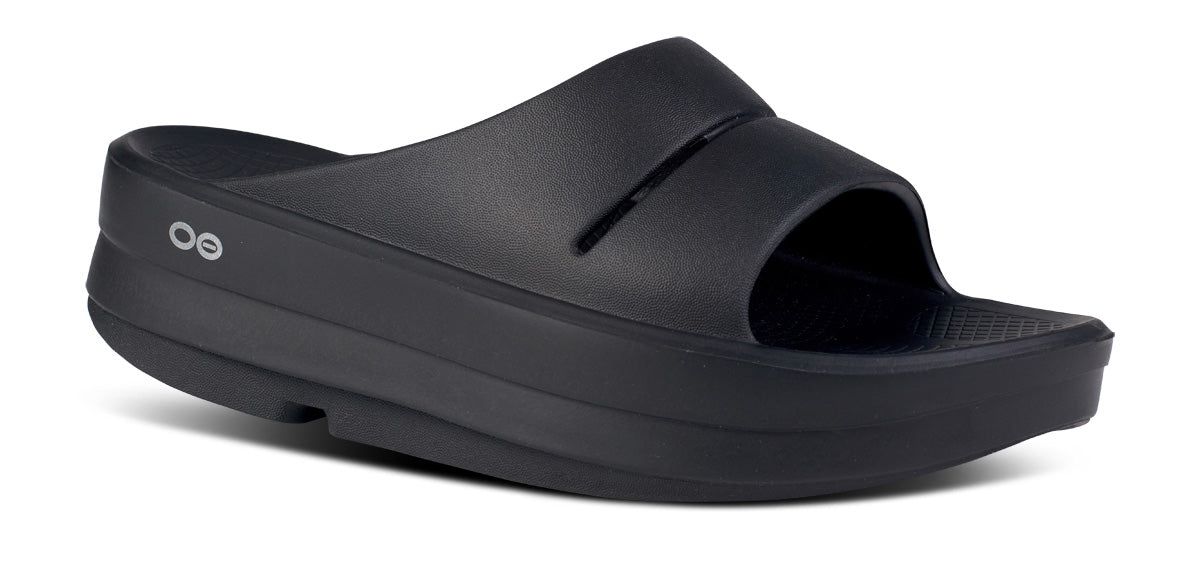 Oofos OOmega OOahh Sandal Black | UTPK32064