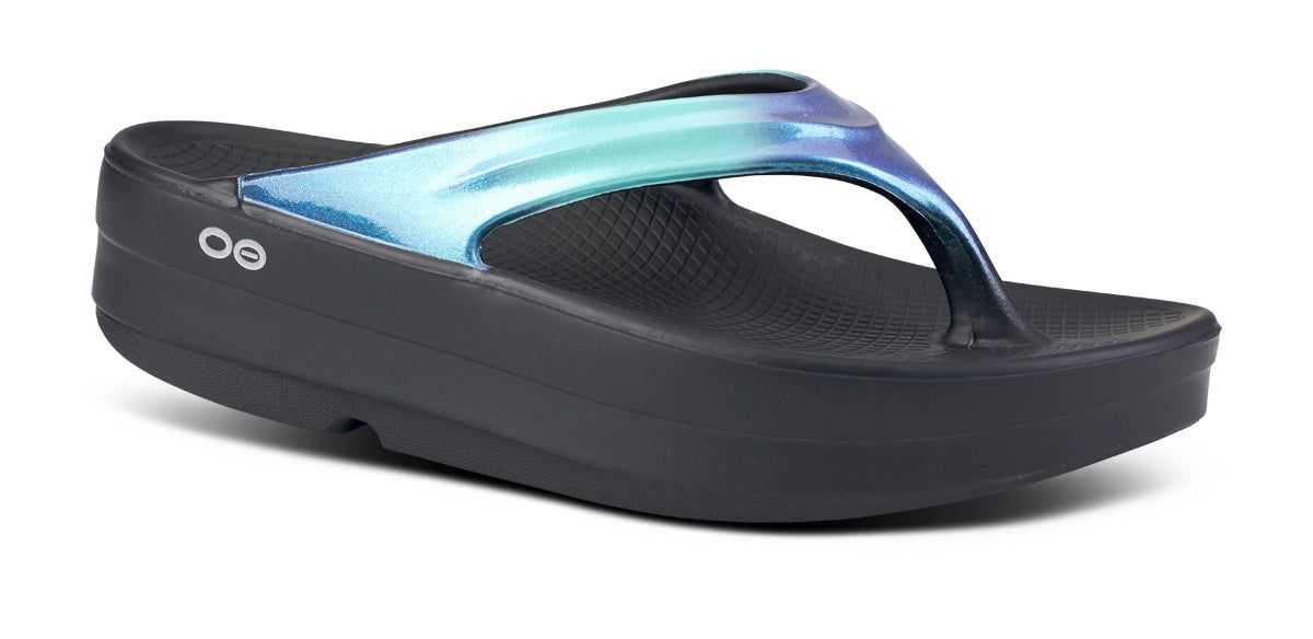 Oofos OOmega OOlala Luxe Sandal Atlantis | RXAC47821