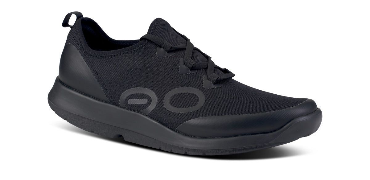 Oofos OOmg Sport LS Low Shoe Black | UPEA21548