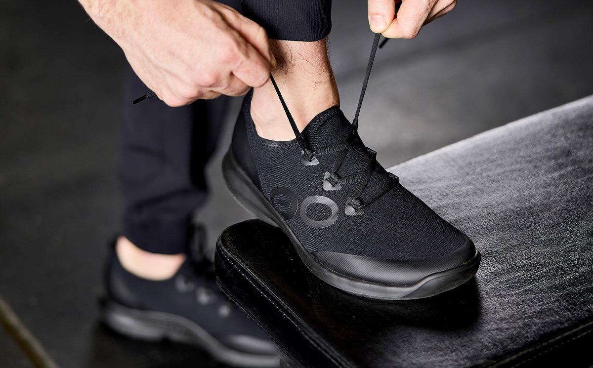 Oofos OOmg Sport LS Low Shoe Black | VSGO06134
