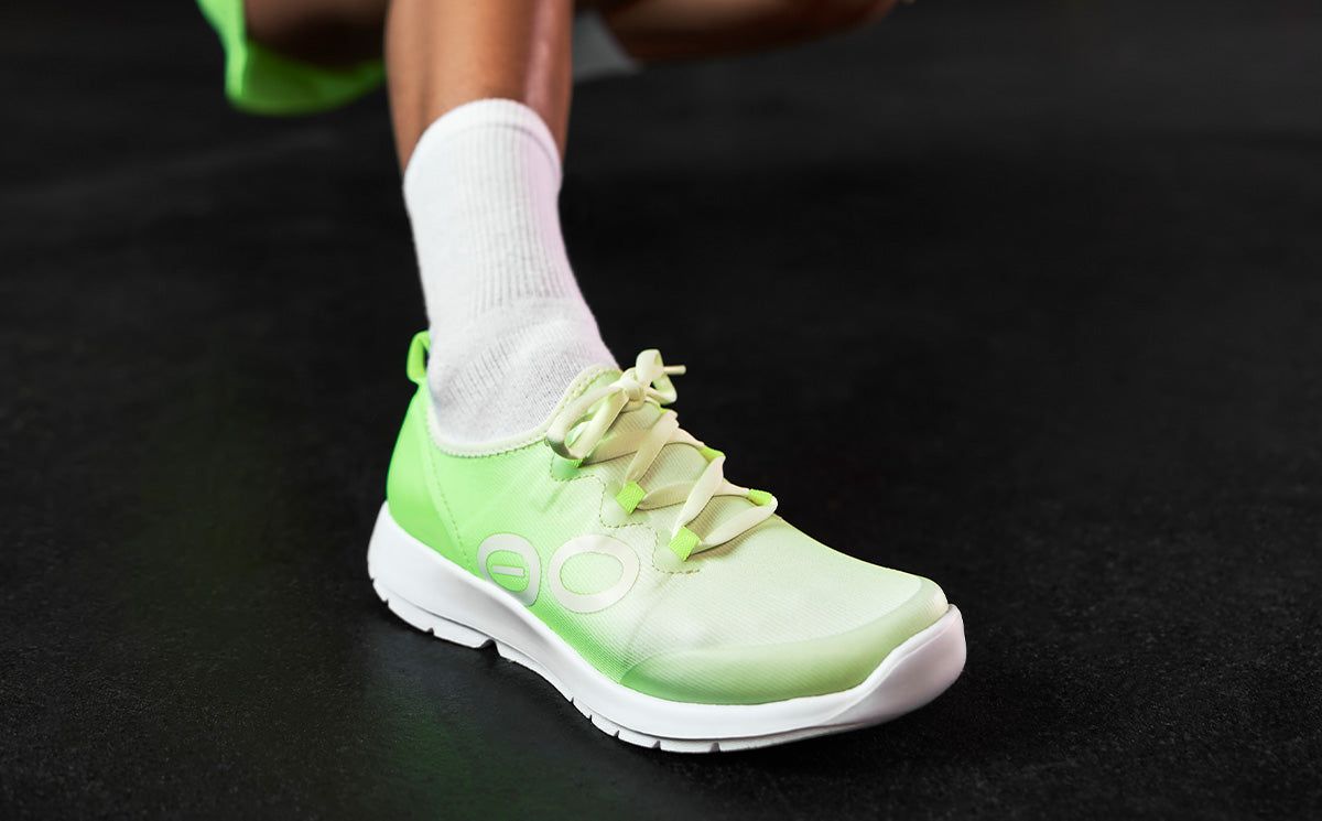 Oofos OOmg Sport LS Low Shoe White | ITDM13267