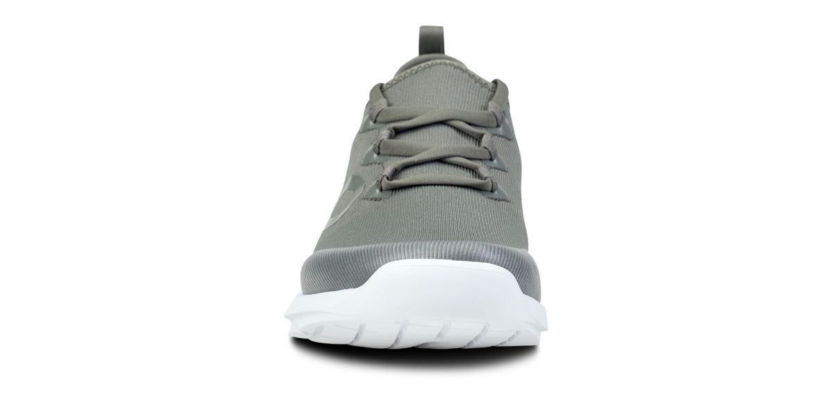 Oofos OOmg Sport LS Low Shoe White / Olive | PEIG61482