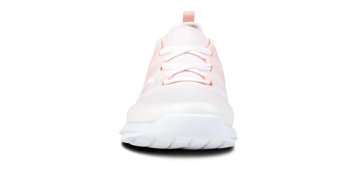 Oofos OOmg Sport LS Low Shoe White / Pink | CZSL39867