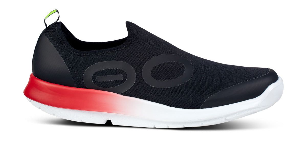 Oofos OOmg Sport Low Shoe Black | QYIN25964