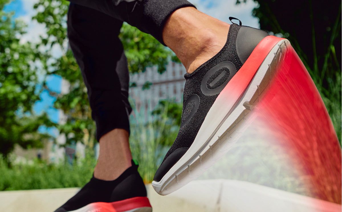 Oofos OOmg Sport Low Shoe Black | QYIN25964