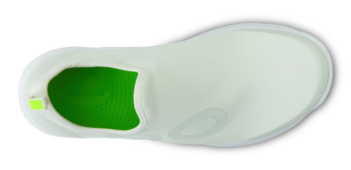 Oofos OOmg Sport Low Shoe White / Grey | XQCB58792