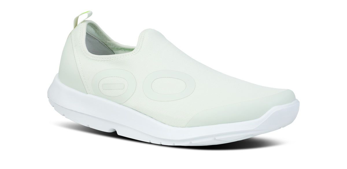 Oofos OOmg Sport Low Shoe White / Grey | XQCB58792