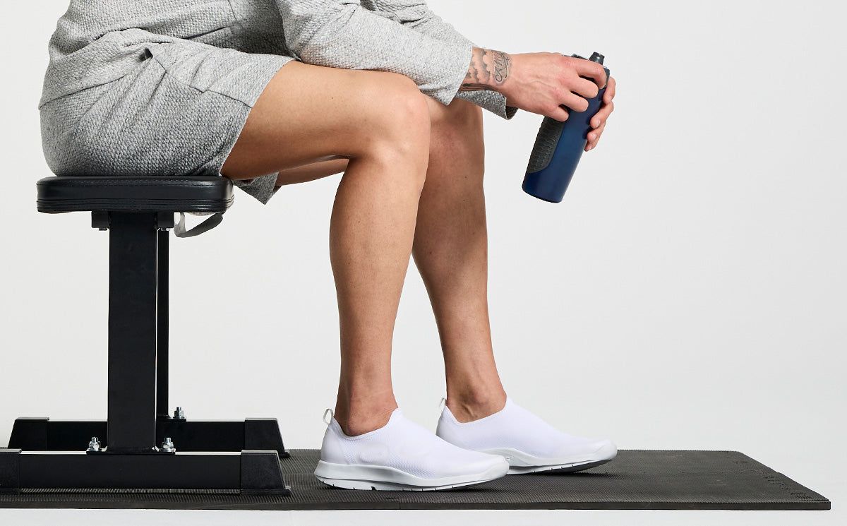 Oofos OOmg Sport Low Shoe White | XWBM56870
